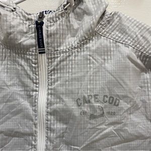 White patterned Cape Cod windbreaker